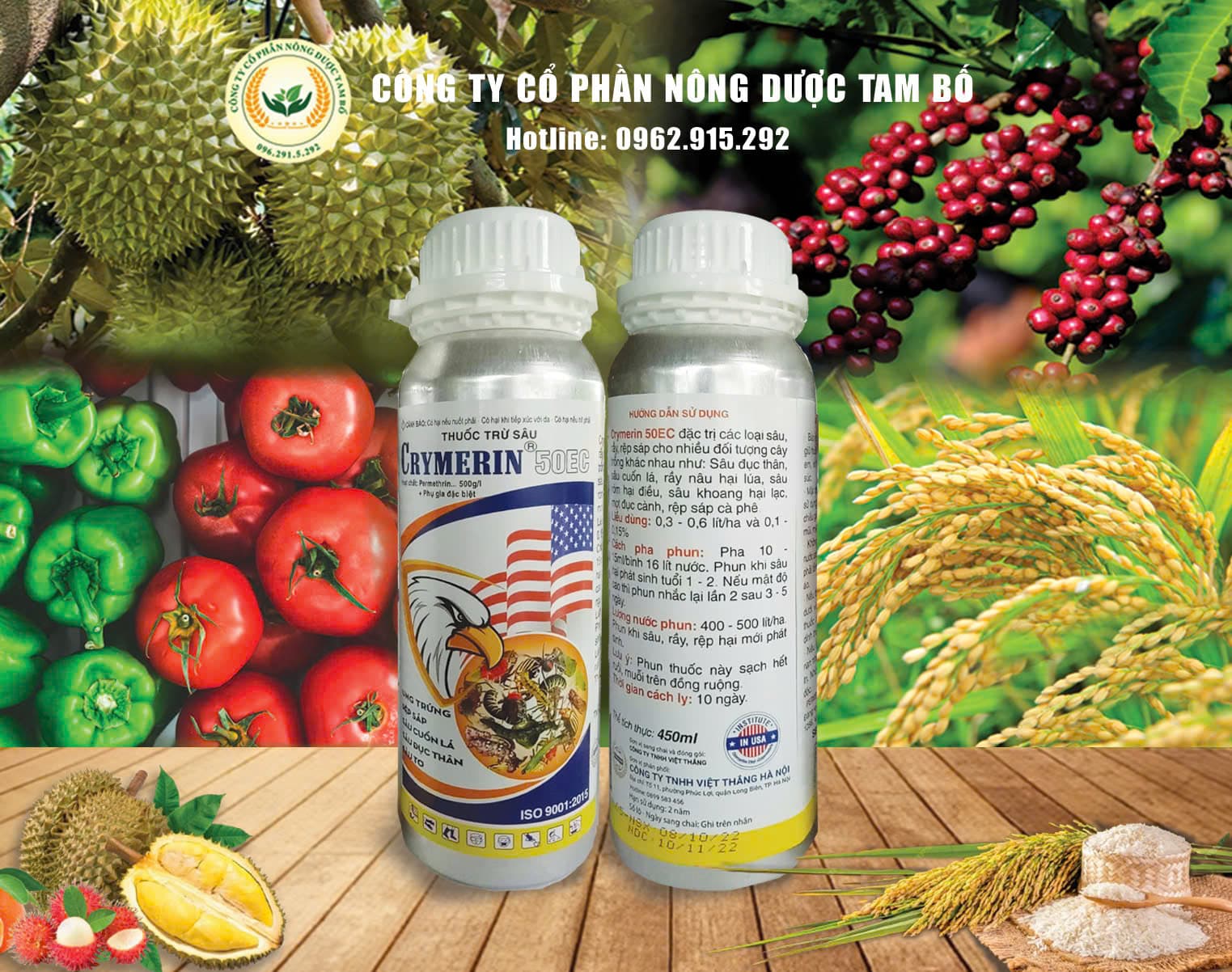 CRYMERIN 50EC (nhãn đầu chim )