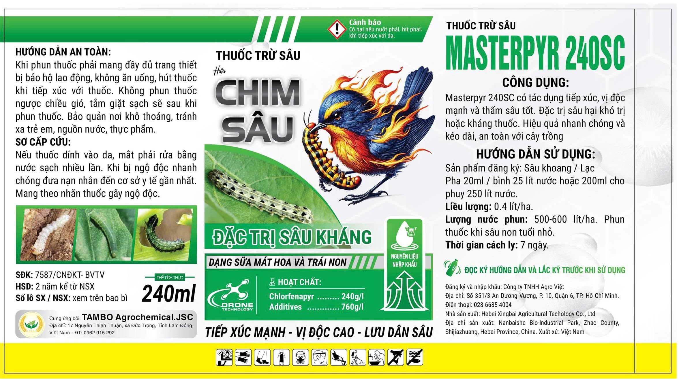 MASTERPYR 240SC CHIM SÂU