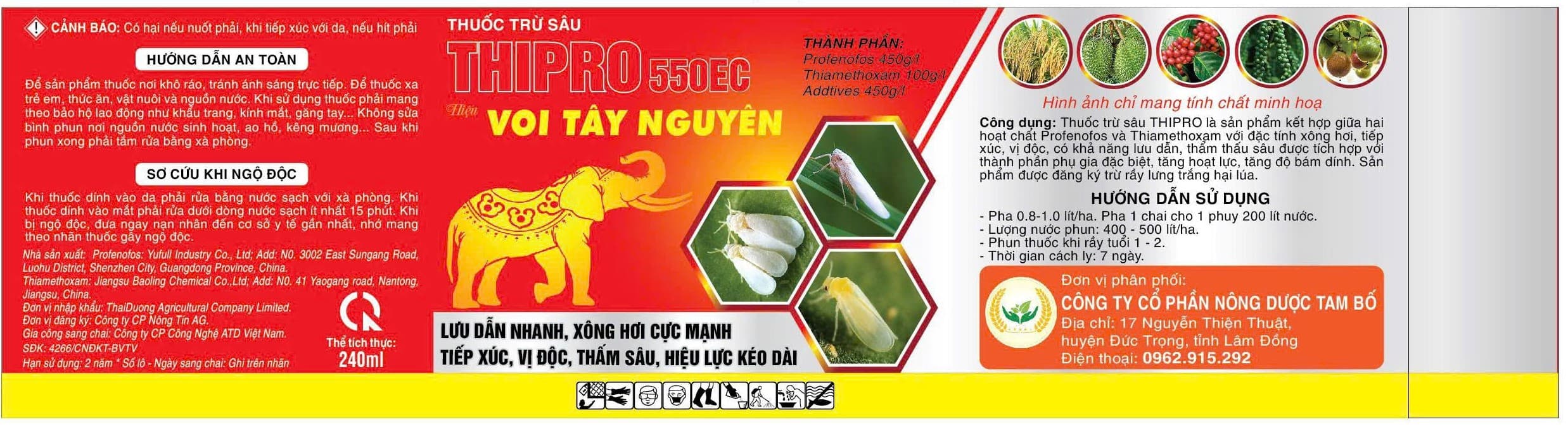 THIPRO 550EC VOI TÂY NGUYÊN