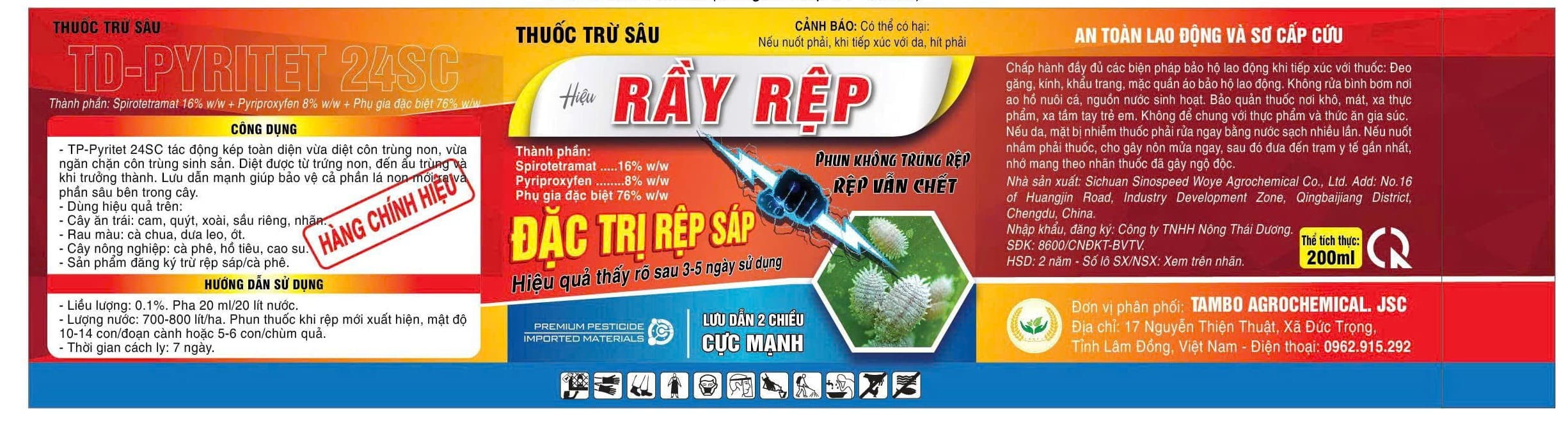 THUỐC TRỪ SÂU HIỆU RẦY RỆP