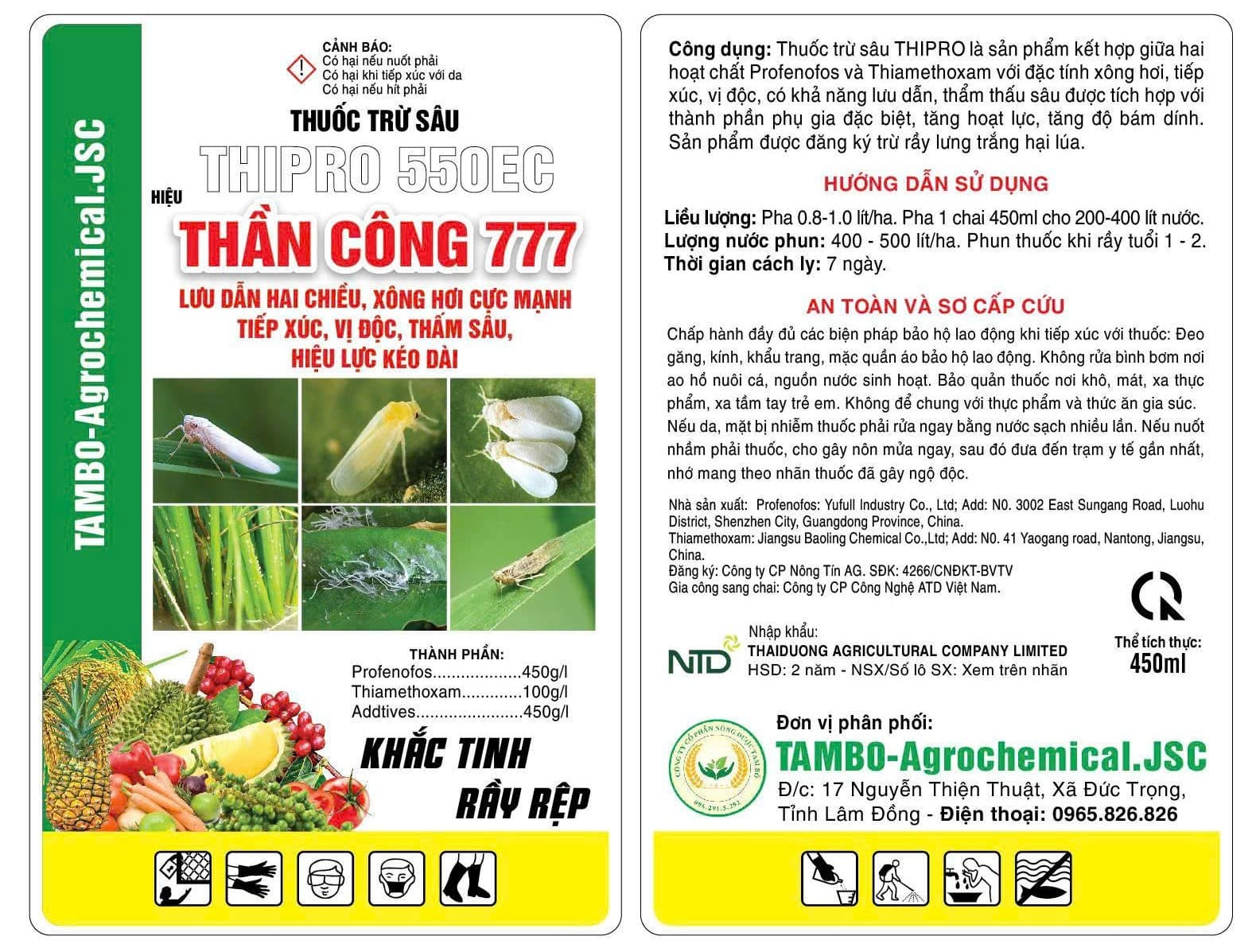 THIPRO 550EC HIỆU THẦN CÔNG 777