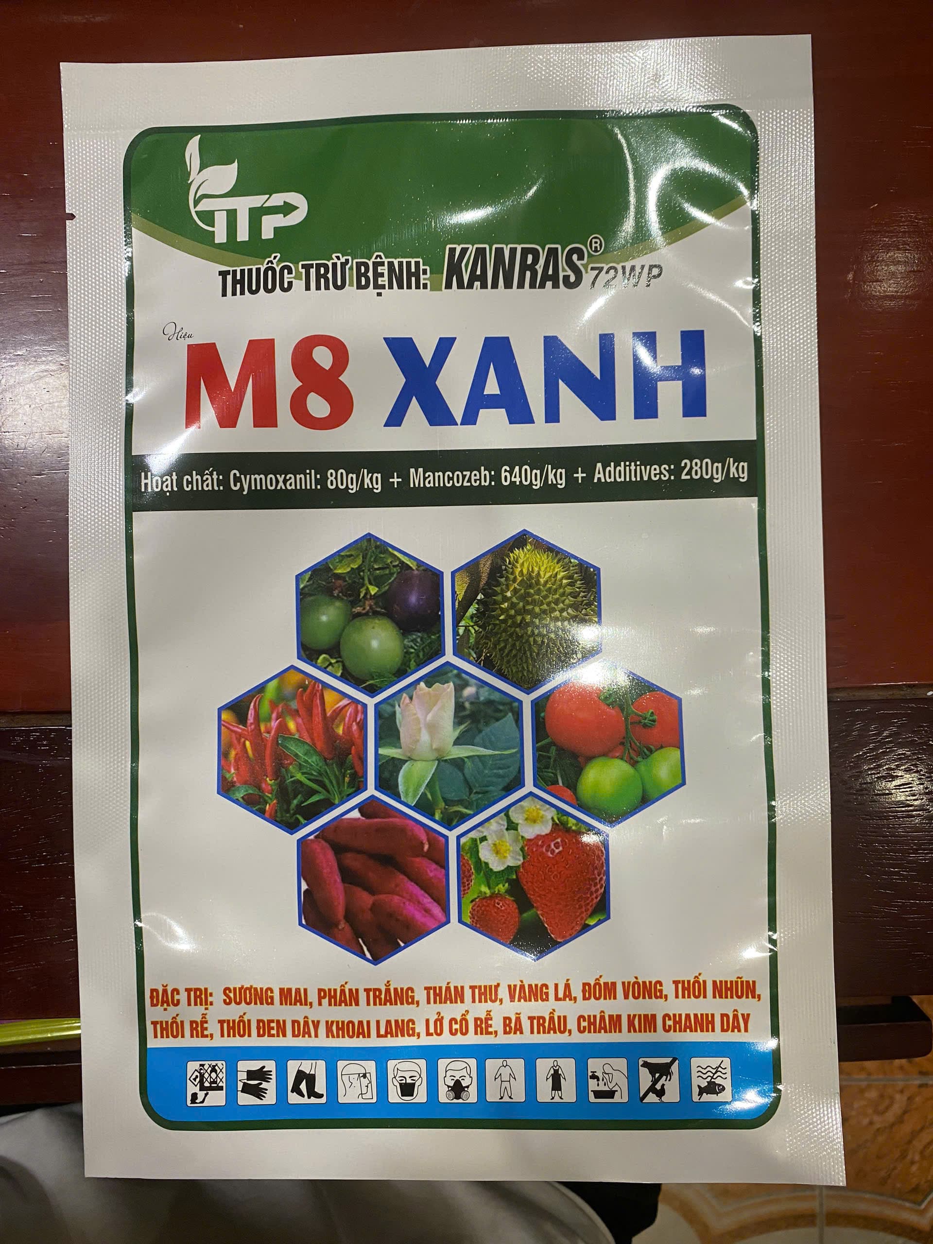KANRAS 72WP HIỆU M8 XANH